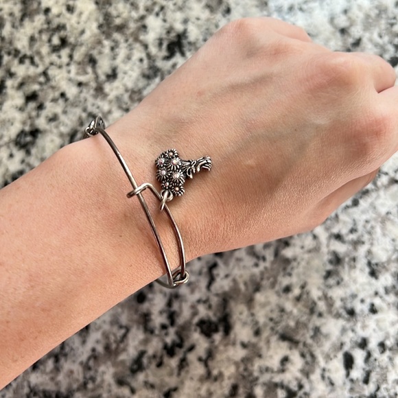 Alex and Ani Flower Bracelet - Picture 1 of 3